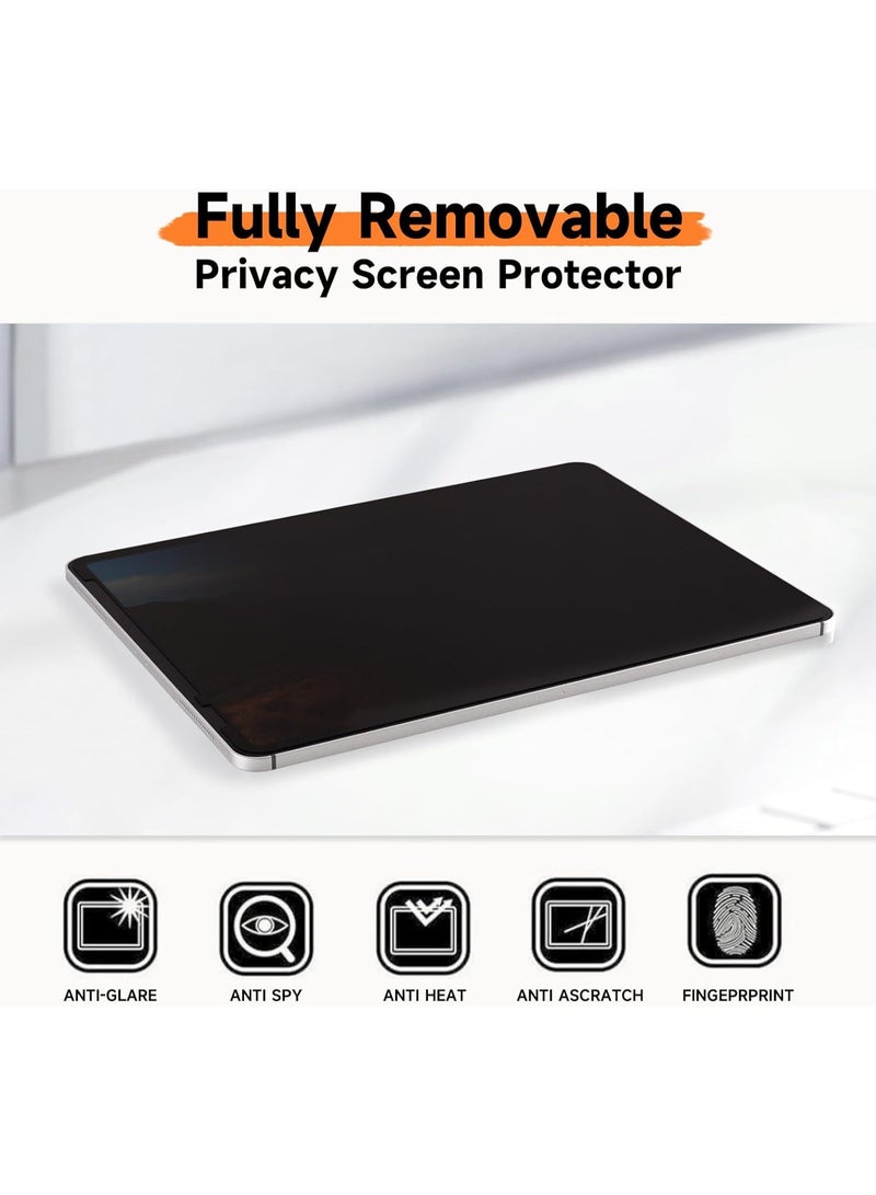 Privacy Screen Protector for iPad Pro 13 Inch M5 2025/M4 2024, Nano Detachable 30-Degree Privacy Filter, Reusable & Removable, Matte Finish Anti-Glare, Anti-Scratch, Easy Installation(Also Compatible with iPad Air 13 inch M4/M3/M2 2026/2025/2024) - Image 4